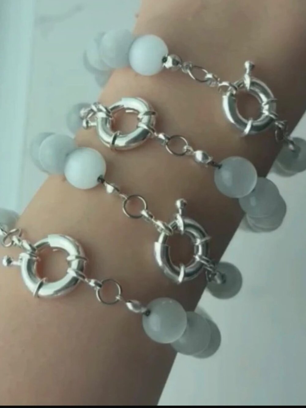 Bracelets from reclaimed quartz